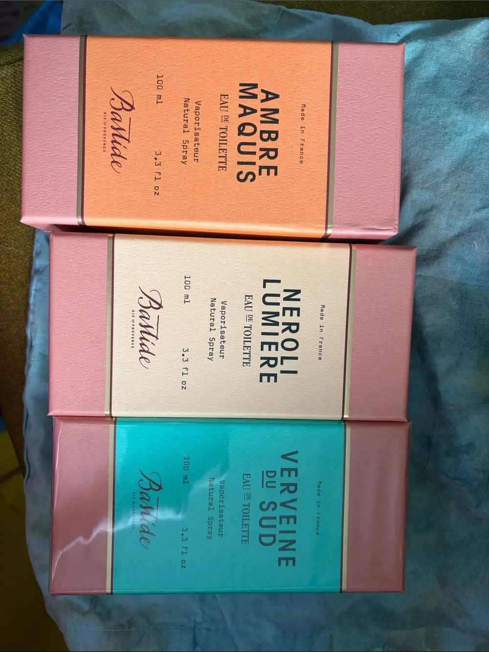 Bundle of Three Bastide full size Fragrances. All three shown!